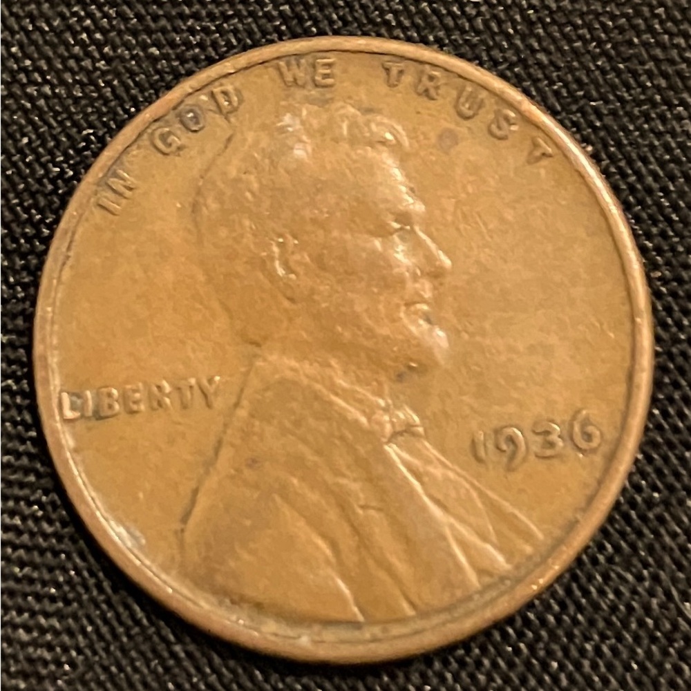 Rare Double Die Lincoln Wheat penny 1936